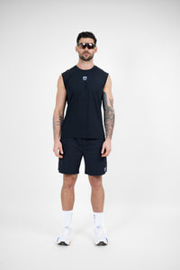 Seamless Black Tank Top