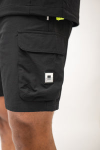 Black Cargo Short - Woven Capsule