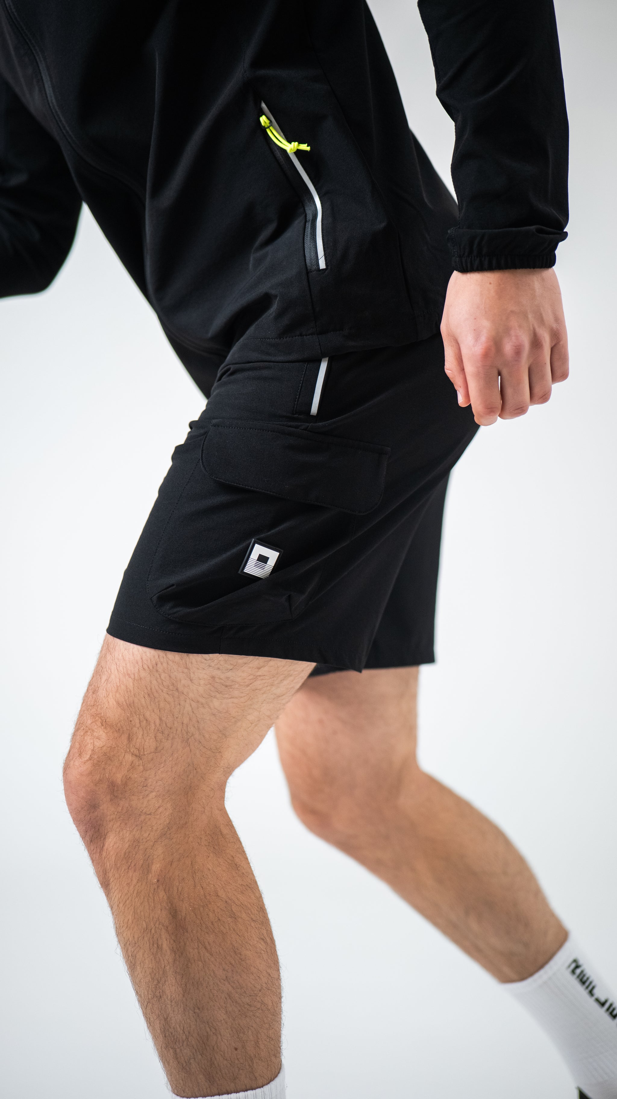 Black Cargo Short - Woven Capsule