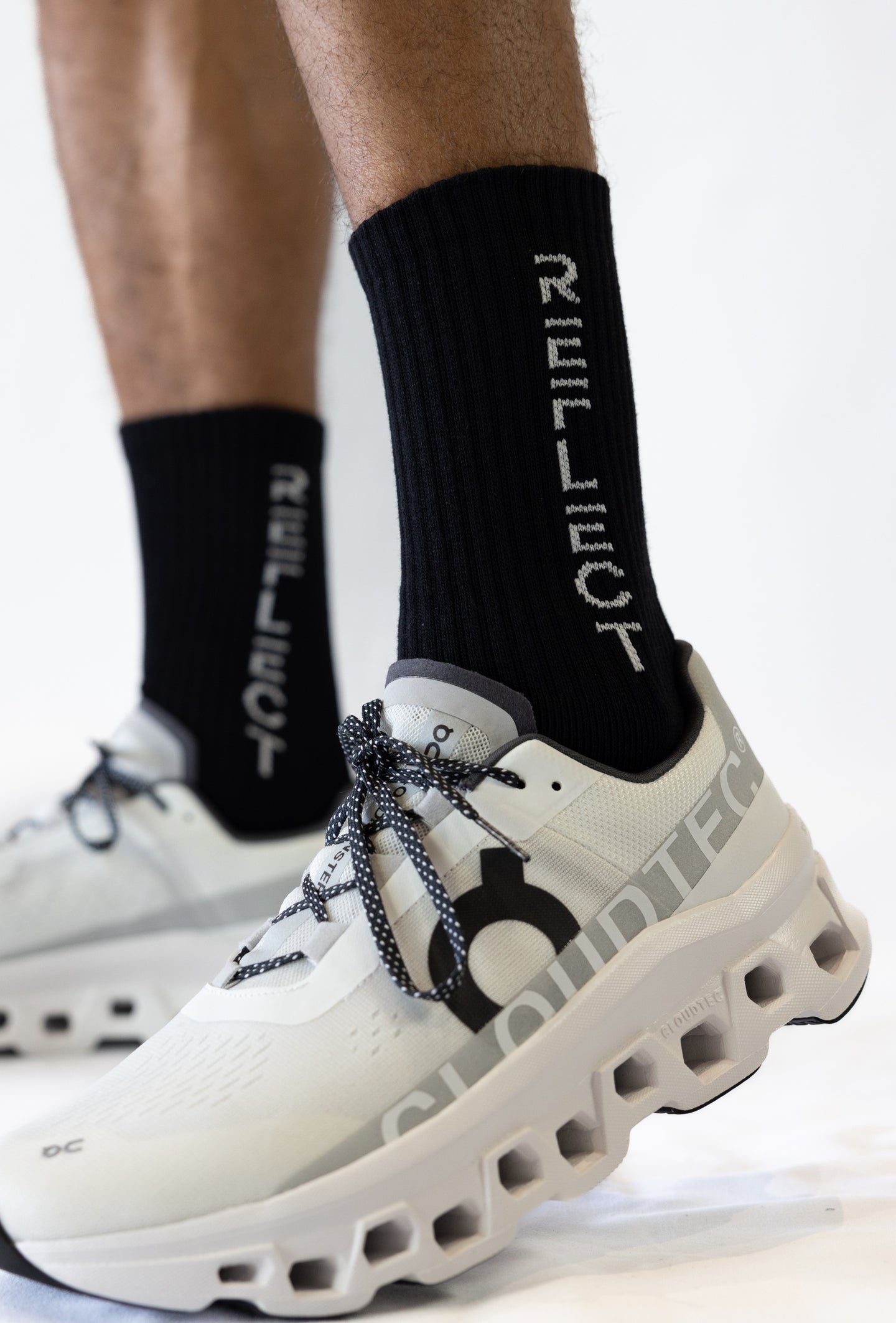 Cotton Sweat-Wicking Sock Black