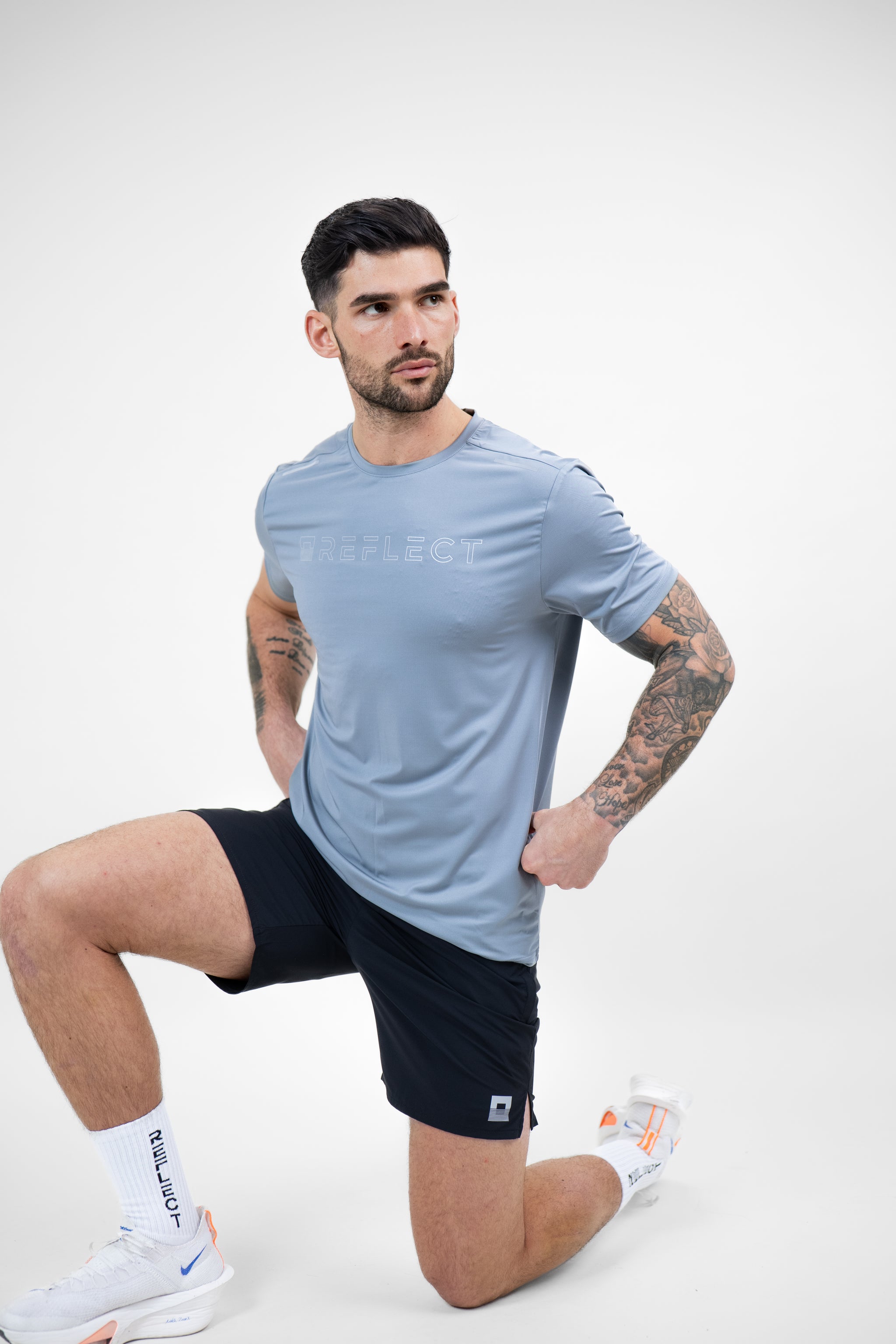 Grip Graphic T-Shirt Stone Grey